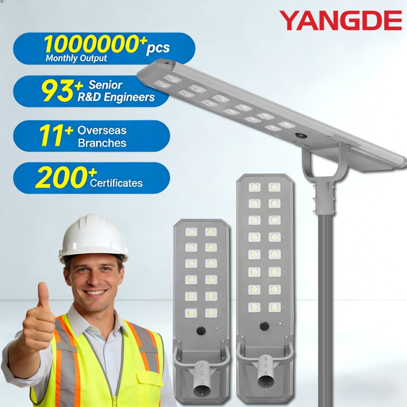 80W-100W Ts Series All-in-One Solar LED Street Light CE