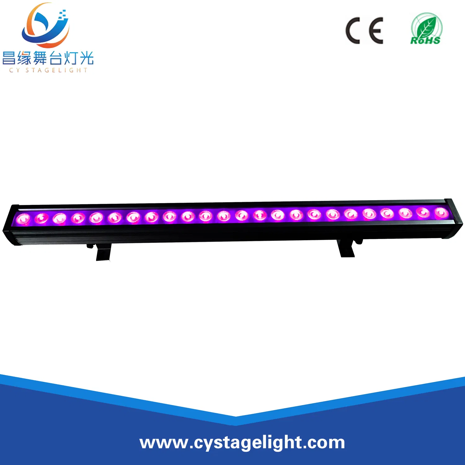 Outdoor Stage Wash Lights 24X3w RGB 3in1 LED Wall Washer