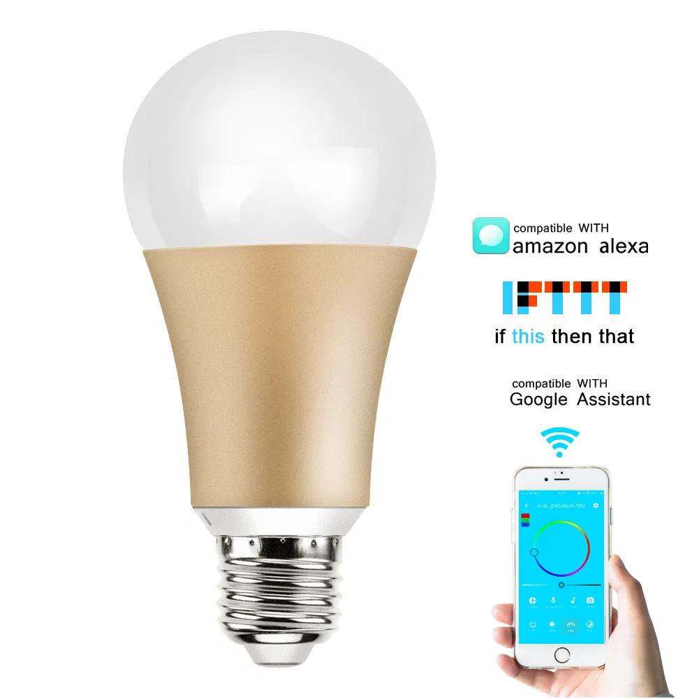 High Quality Customized The Best Smart WiFi Controlled Color Changing LED Bulb