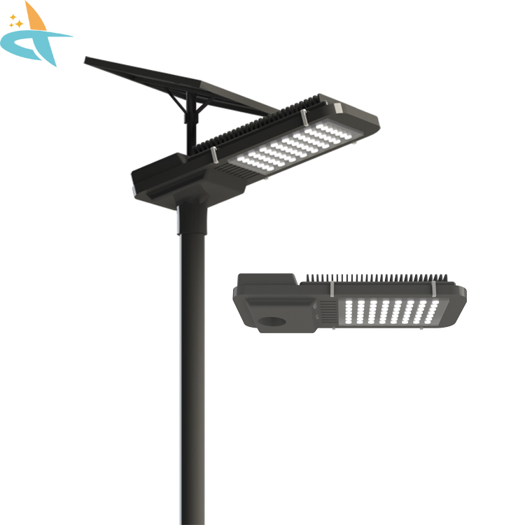 High Efficiency 100W Solar Panel Split Street Light for Rural Areas