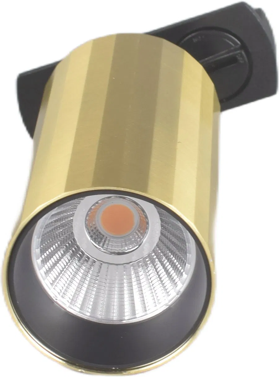 Sleek Golden LED Track Light for Modern Home Decor