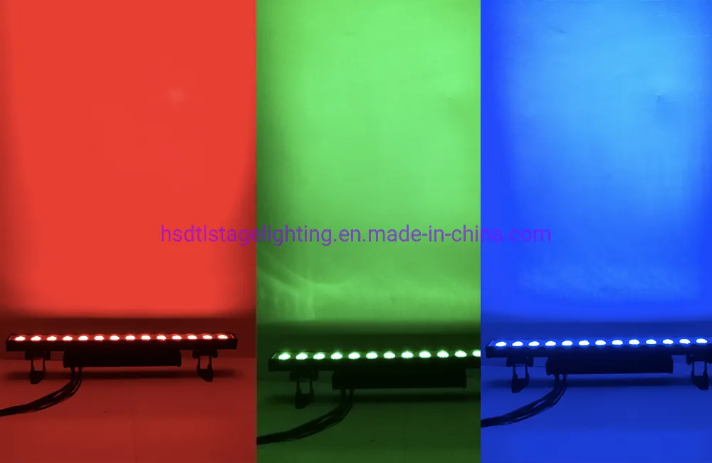 IP65 14X12W RGBW a UV LED Wall Washer Packing