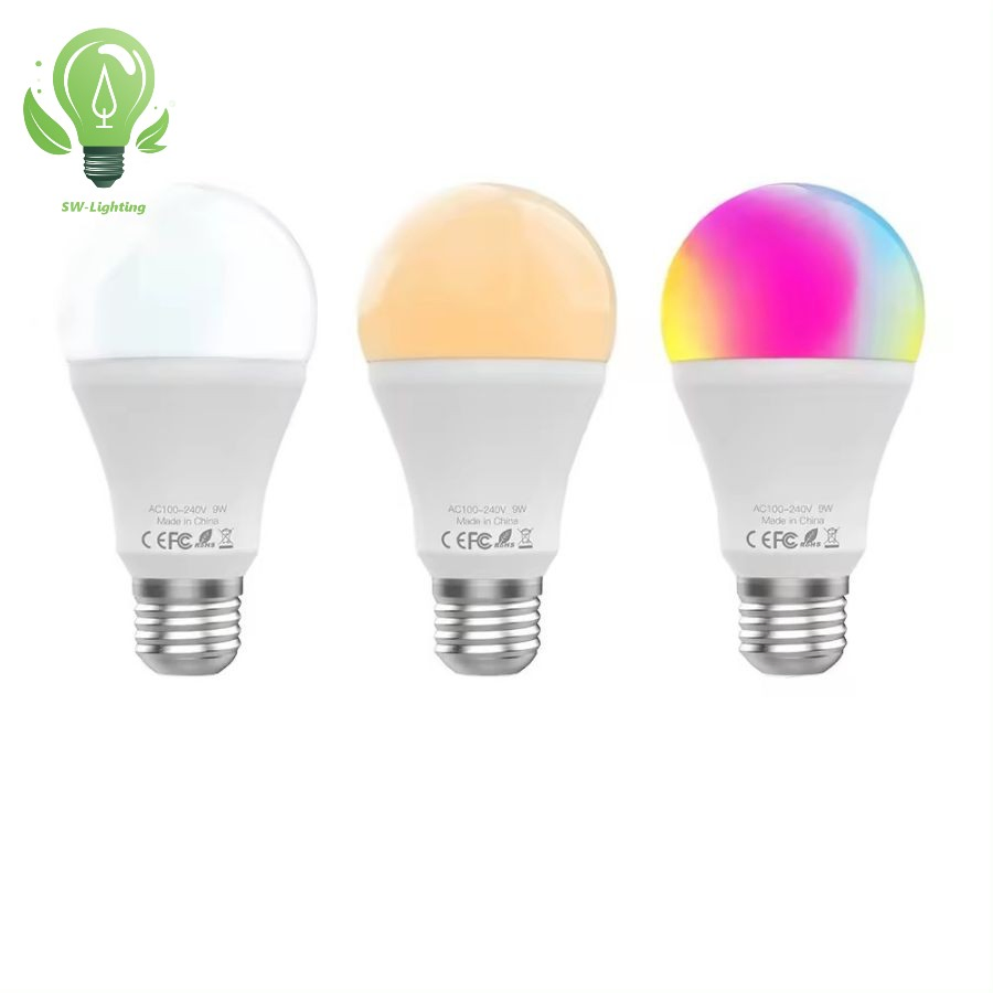 A60 LED Light 9W 10W 12W 15W LED Energy Saving Smart Spotlight Bulb Lamp White LED Bulb with E27 B22