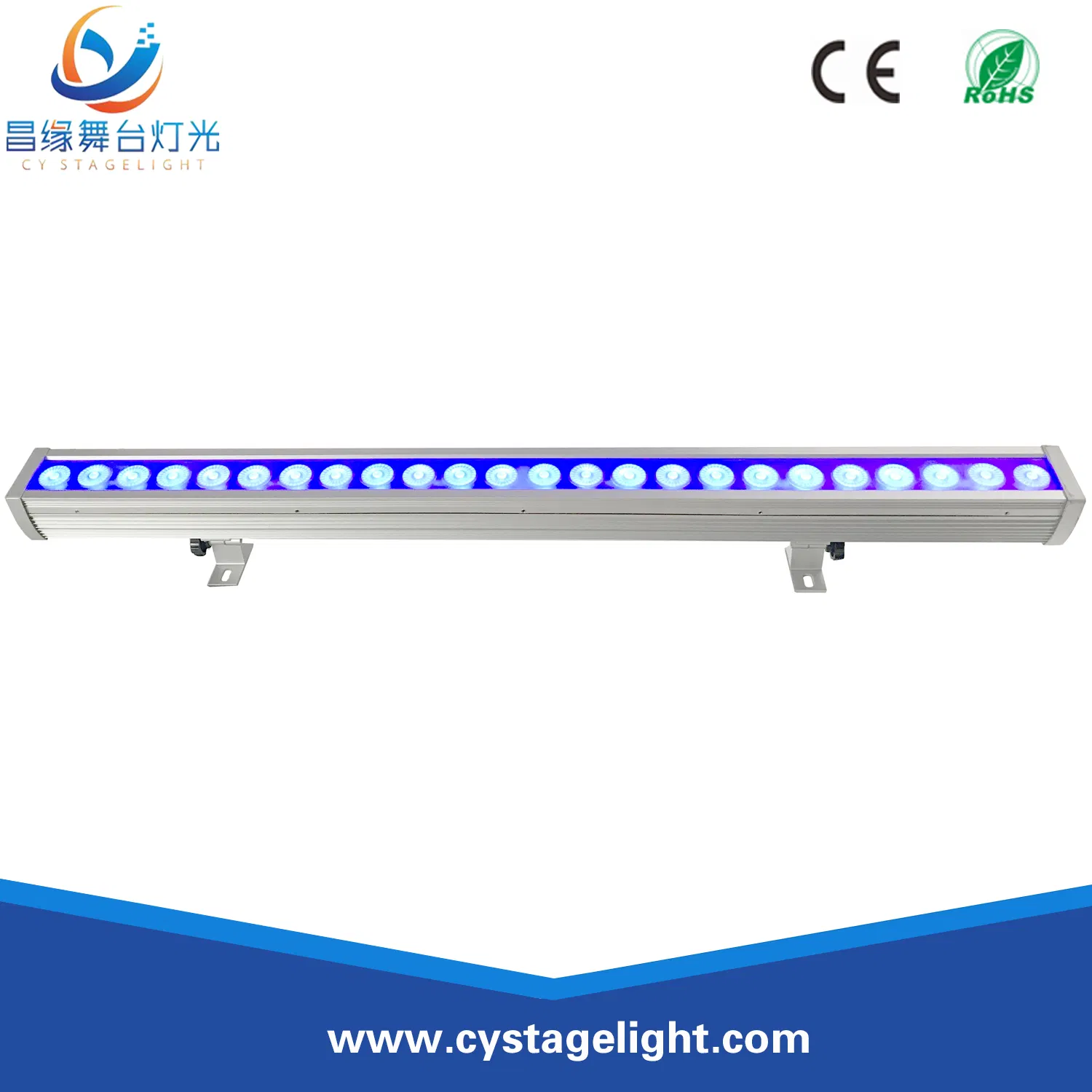 Outdoor Stage Wash Lights 24X3w RGB 3in1 LED Wall Washer