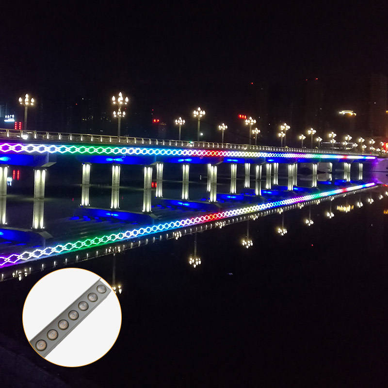 New Desiqn Building Decoration 0.5m Outdoor IP65 Waterproof Rqb 12W DMX LED Wall Washer