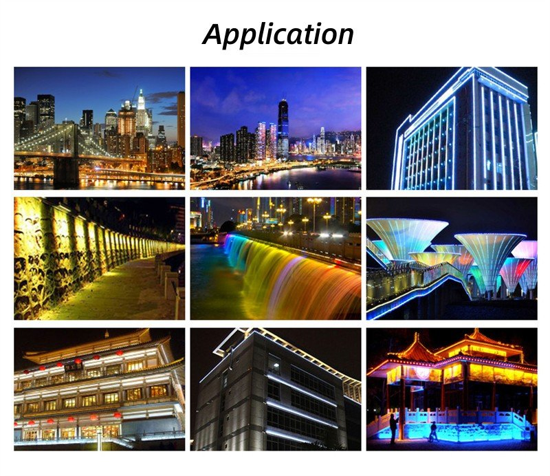 Hot Sale Outdoor RGB RGBW Color Changing DMX Wall Wash DMX LED Wall Washer