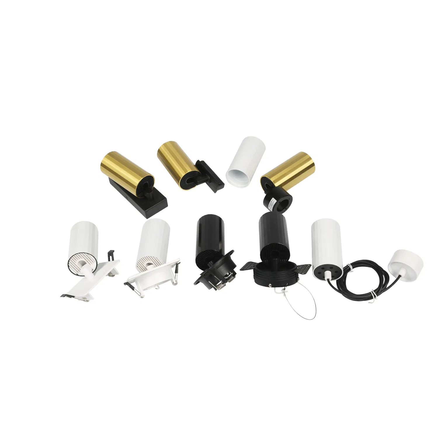 Sleek Golden LED Track Light for Modern Home Decor