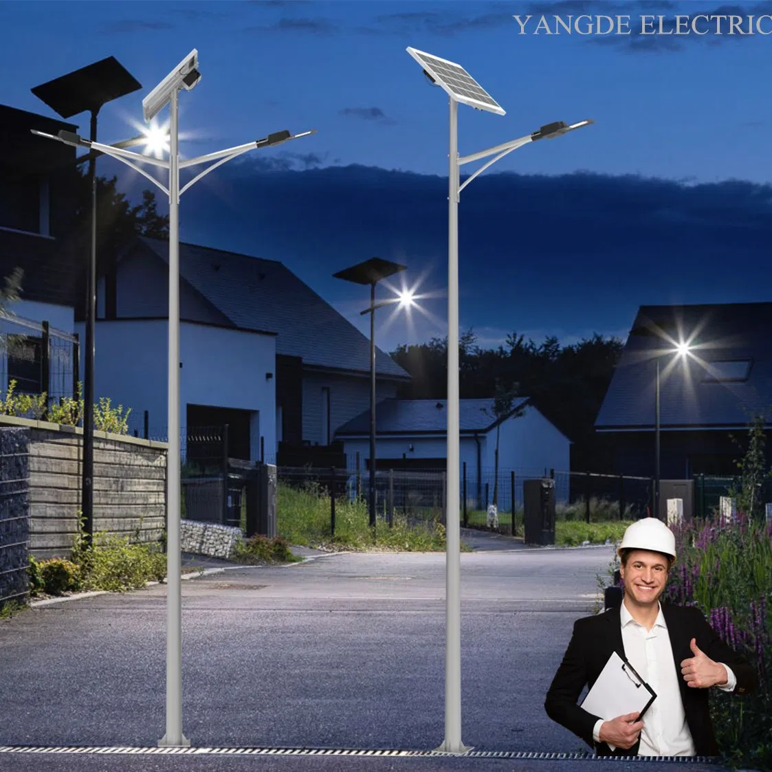 CE/ISO All-in-One Solar LED Garden/Street Lamp/Lighting/Light with Factory-Price
