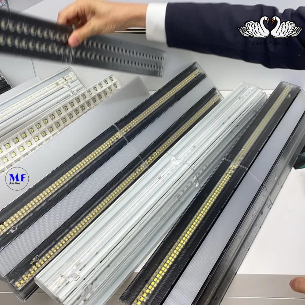 Factory Price Ra 90+ Plastic Retail Industrial IP40 Supermarket Warehouse Workshop Shopping Office cloth Shop LED Track Linear Light