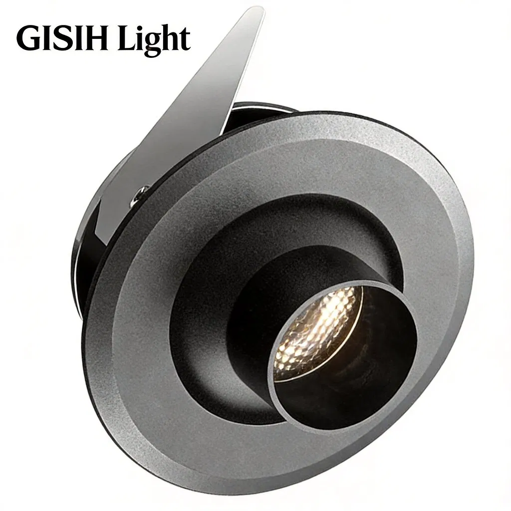 3W LED Cabinet Light IP20 Rotatable Mini Spotlight for Luxury Display