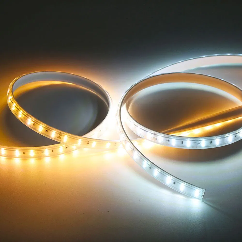 Custom Outdoor 2835 IP65 Waterproof 120LEDs/M Flexible Ribbon Soft 220V 100m/Roll LED Strip Light for Christmas Decoration-Light