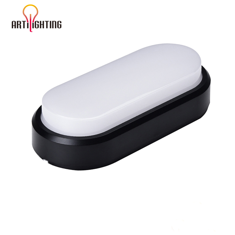 Tri Proof Light Fixture Outdoor IP65 Wall Lamp Indoor LED Ceiling Bulkhead Light for Courtyard Corridor Bathroom Kitchen Home Hotel Luminaires Lighting