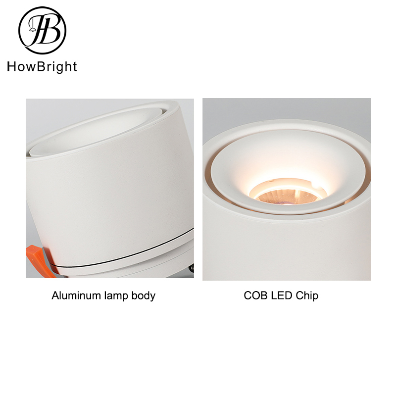12W Aluminum Foldable LED Spotlight