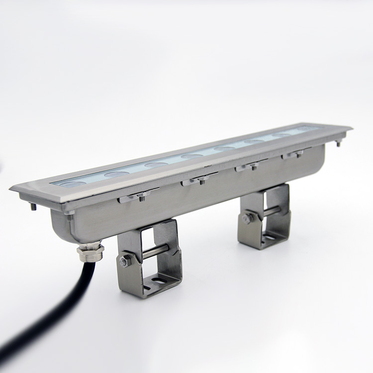 Outdoor Project IP68 Stainless Steel LED Wall Washers Water Resistant High Brightness RGB Color Optional for Hotel Building Facade