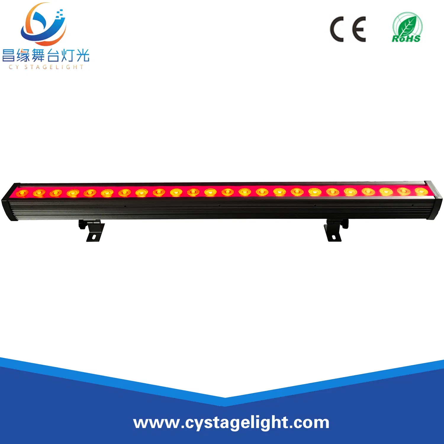 Outdoor Stage Wash Lights 24X3w RGB 3in1 LED Wall Washer