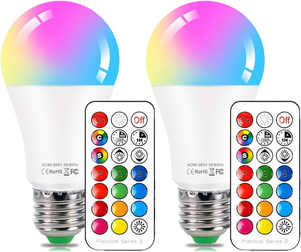 Smart RGB Dimming LED Bulb Control by APP