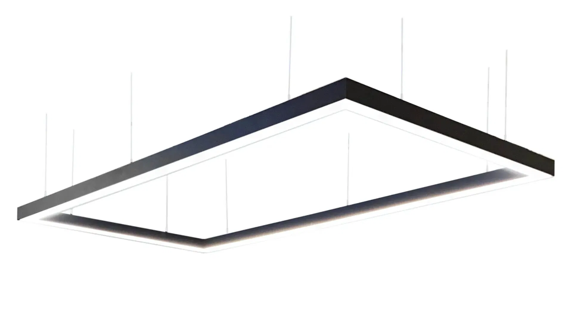 Linkable Aluminum Profile Rectangle LED Office and Billiards Linear Light
