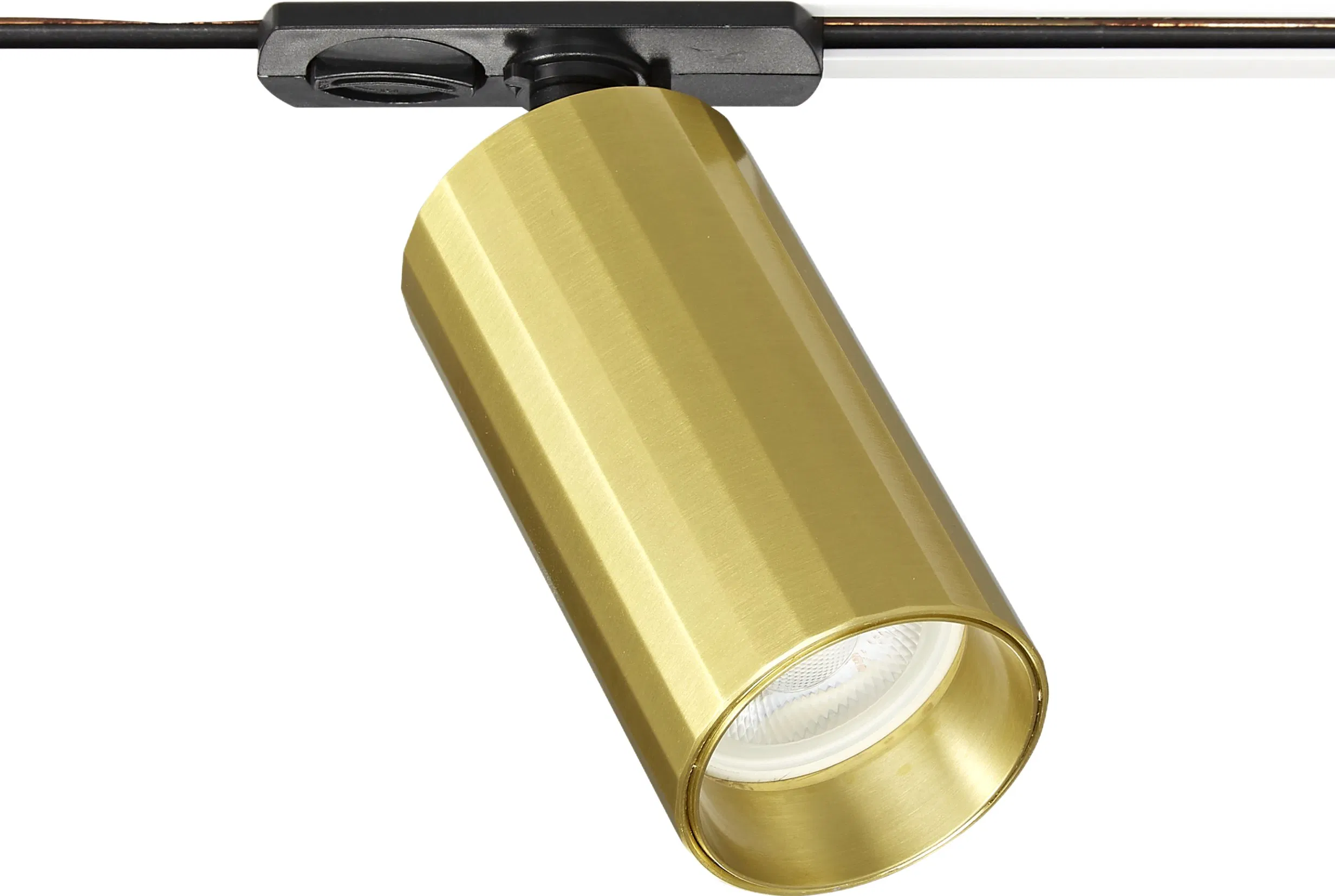 Sleek Golden LED Track Light for Modern Home Decor