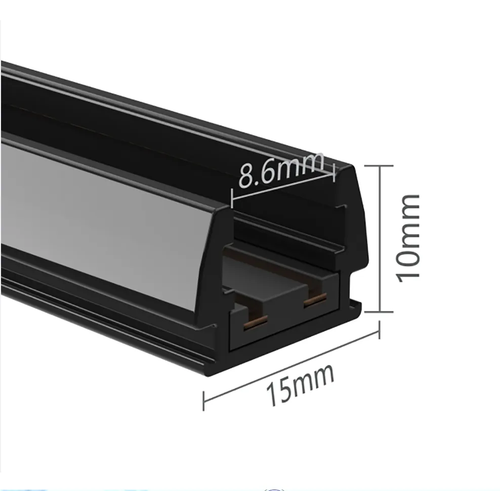 Surface DC24V Smart System Magnet Ultra Thin Mini Size Magnetic LED Track Light Spotlight for Home Showcase Luxury Jewelry Cabinet