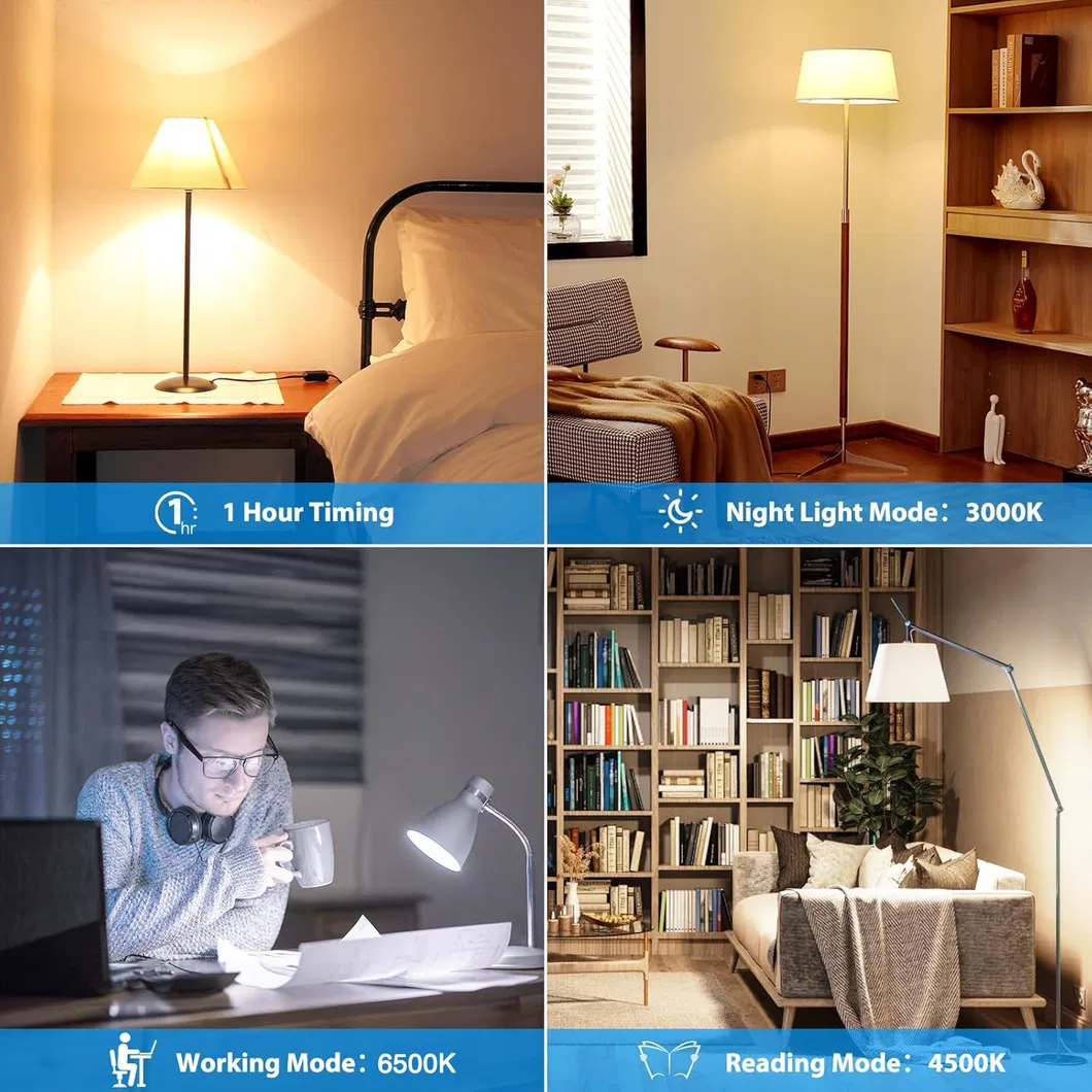 Halolite A60 12W 3000-4000-6500K Change Smart Wall Lamp Lamp Transparent LED Bulb