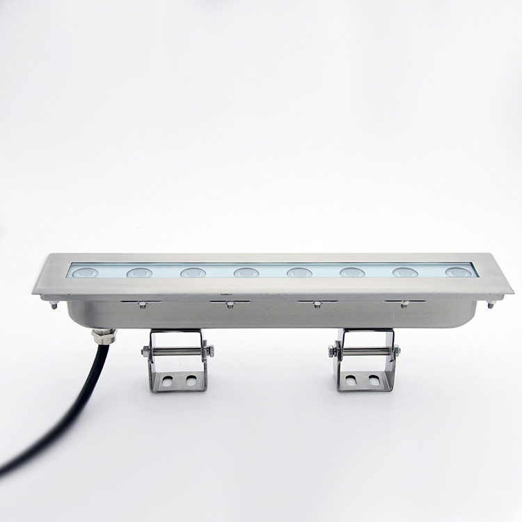 Outdoor Project IP68 Stainless Steel LED Wall Washers Water Resistant High Brightness RGB Color Optional for Hotel Building Facade