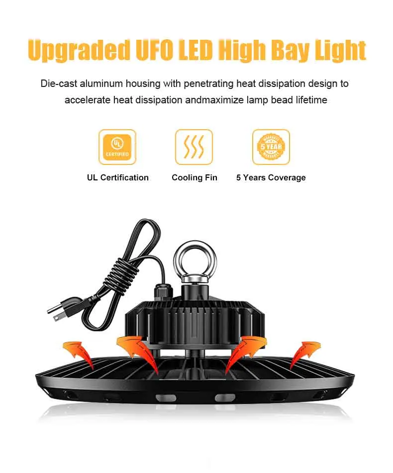UFO High Bay Light Detail 3