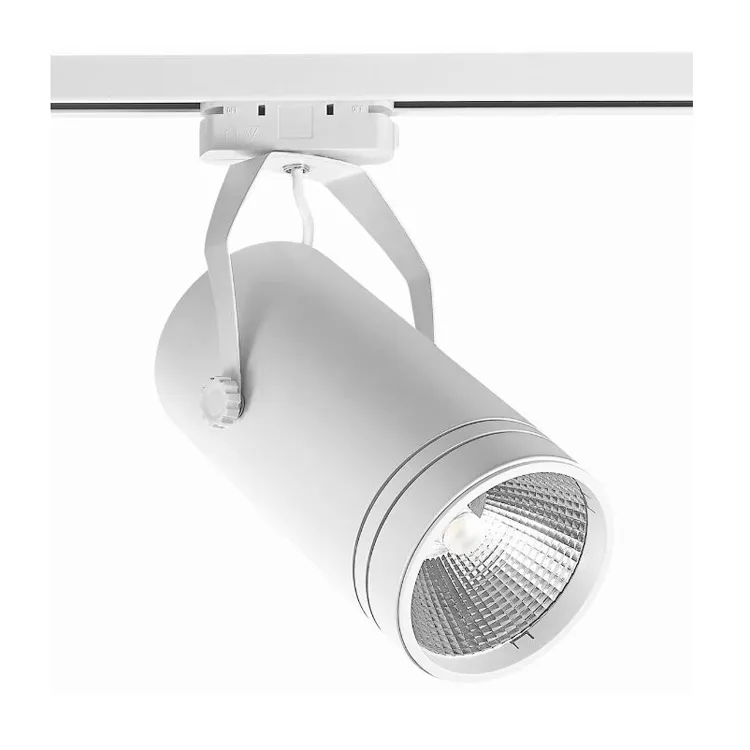 Commerical Adjustable White Black LED Spot Lighting COB 10W 20W 30W Track Light for Clothing Shop Jewelry Store Exhibition