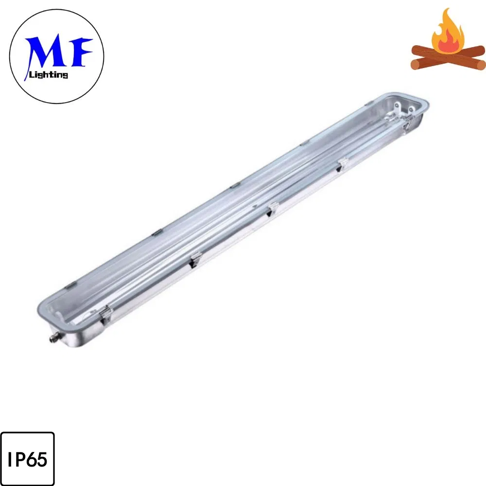 60cm/120cm/150cm 25W 35W IP65 Waterproof Dustproof Stainless-Steel Explosion Proof Fixture LED Tri-Proof Light for Workshop Warehouse Chemical Industry