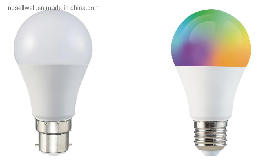 Linear Driver AC220-240V WiFi+Bluetooth Smart Lamp Lighting Tuya APP Controlled A60 9W 11W LED Indoor Light Bulb with CCT RGB Dimming E27 B22