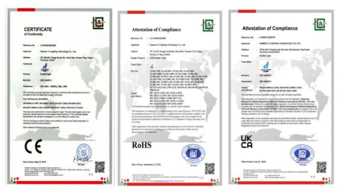 Certifications 1
