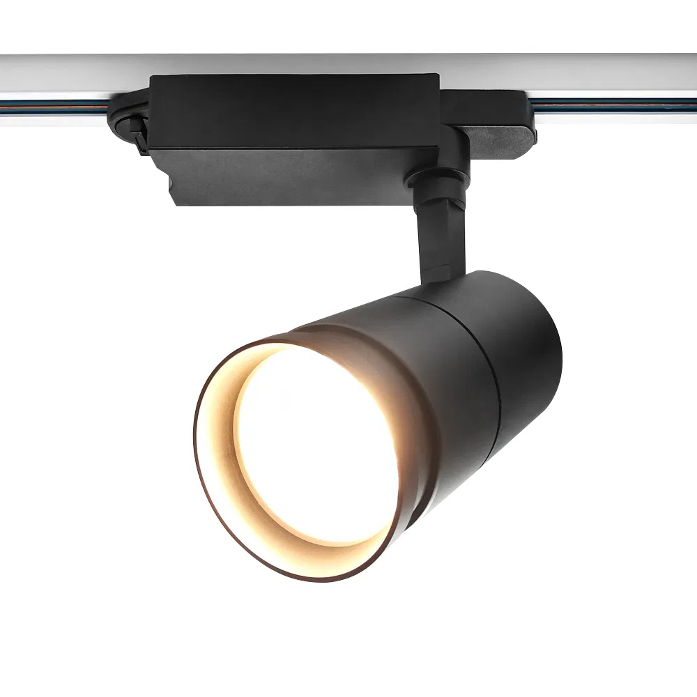 Commerical Adjustable White Black LED Spot Lighting COB 10W 20W 30W Track Light for Clothing Shop Jewelry Store Exhibition