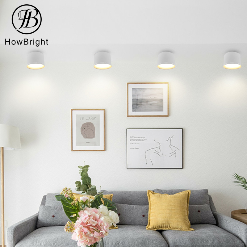 Popular Modern Design LED White Downlight Surface Mounted Dob Ceiling Light Aluminum Spotlight for Living Room Office