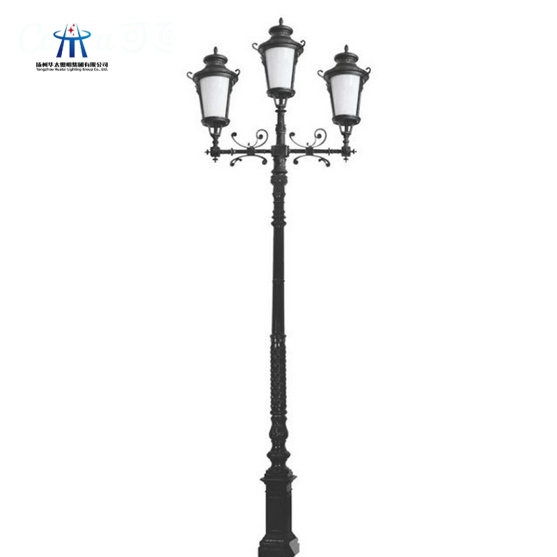 Solar Aluminium Metal Street LED Light Waterproof Modern Street Garden Lawn Lights Decorative Landscape Street Light