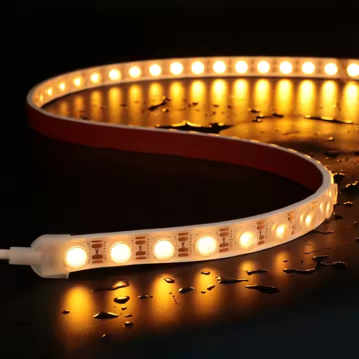 Outdoor Free Bending Silicone Flexible LED Wall Washer IP67 24W RGBW Super Bright for Building Landscape Hotel Applications