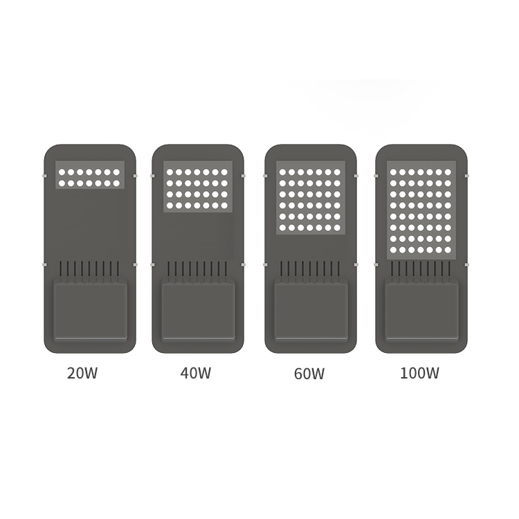 High Efficiency 100W Solar Panel Split Street Light for Rural Areas