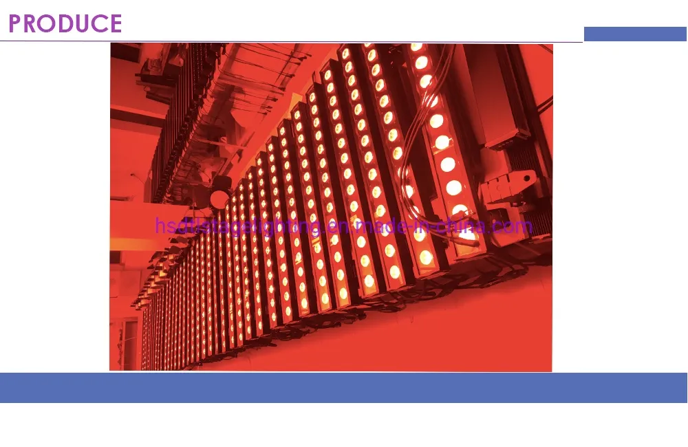IP65 14X12W RGBW a UV LED Wall Washer Manufacturing