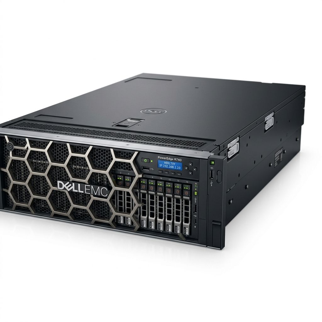 Hot Selling Refurbished Dell R740 2U Rack Server Original Used Server for Russia Web Hosting
