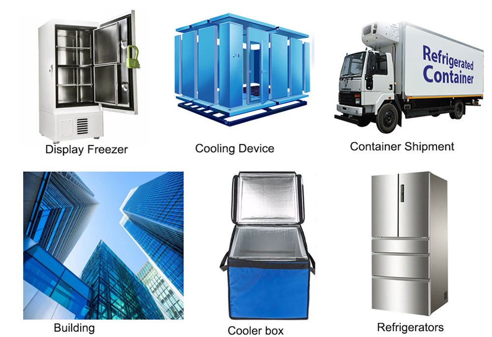 Glass Fiber Vacuum Insulated Panels Application