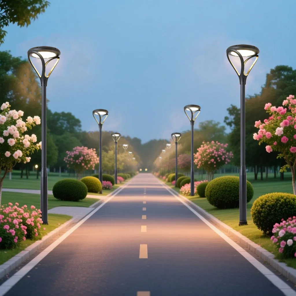 Integrated Solar Garden Light