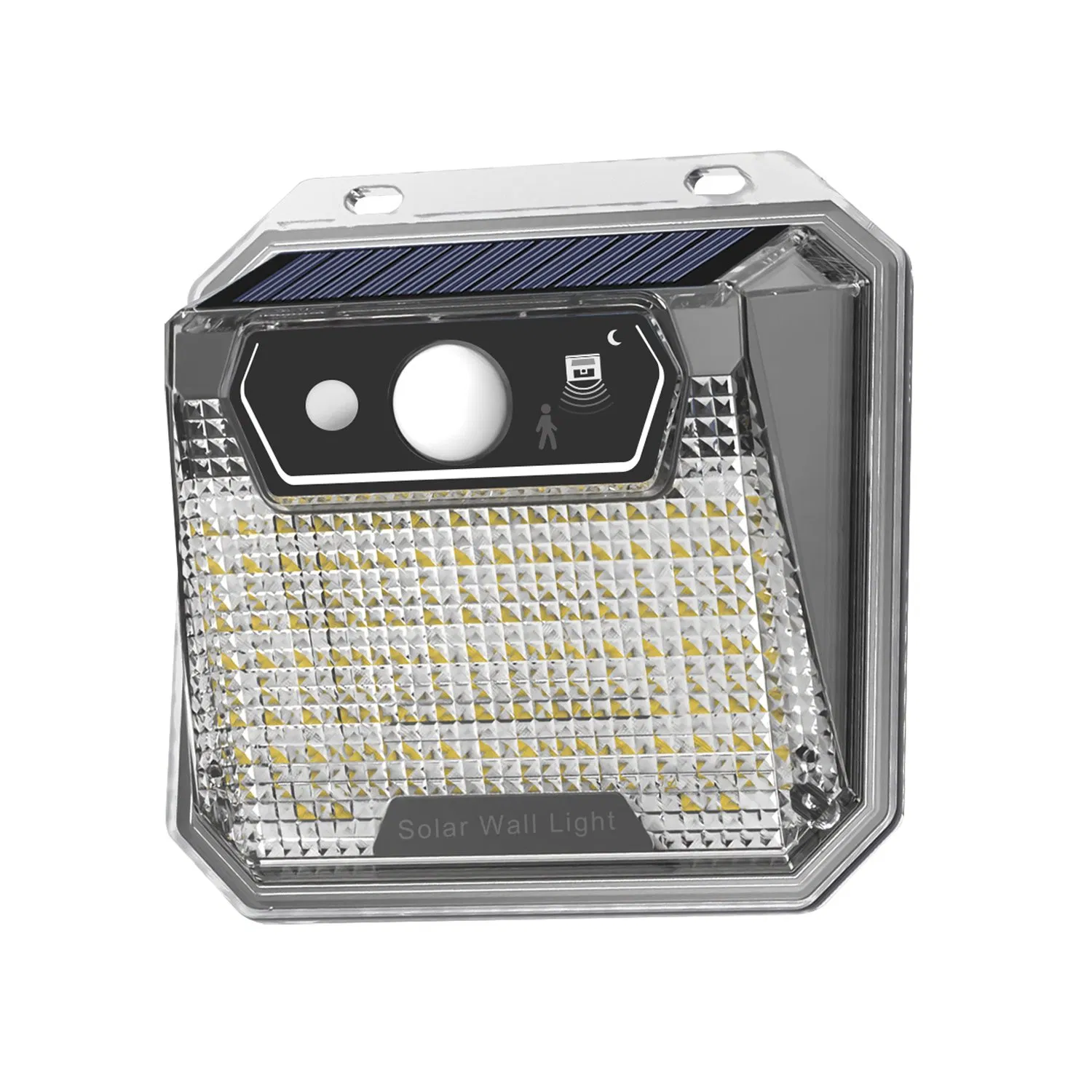 Outdoor IP65 Waterproof Garden Deck Fence Wide Angle Bright Wireless Security Wall Flood Lamp Solar Powered Motion Sensor Light