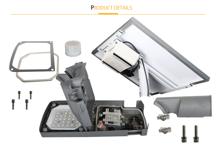 Solar Street Light Backside Structure