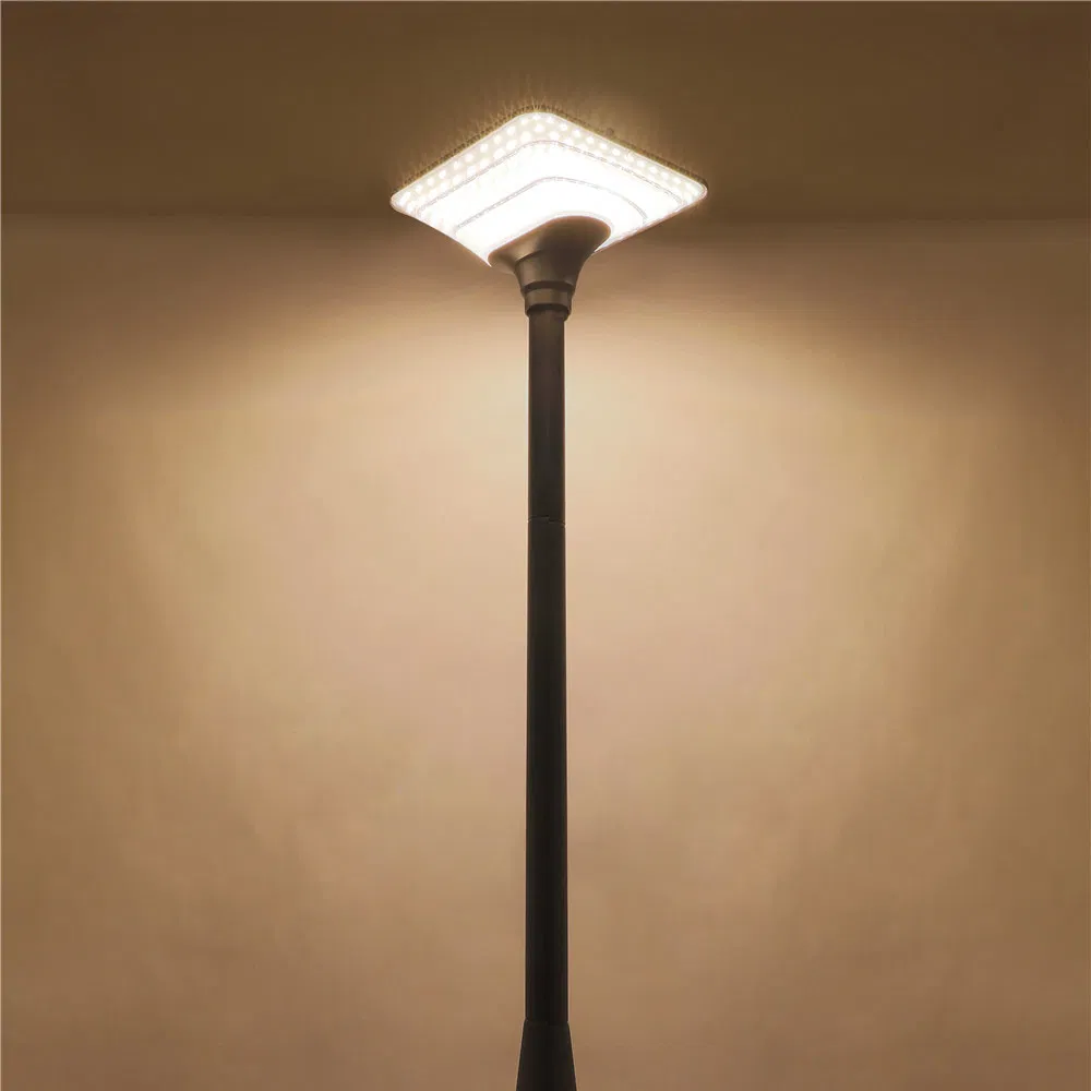 Large Size Warm White Outdoor High Brightness Solar Garden Light on Pole