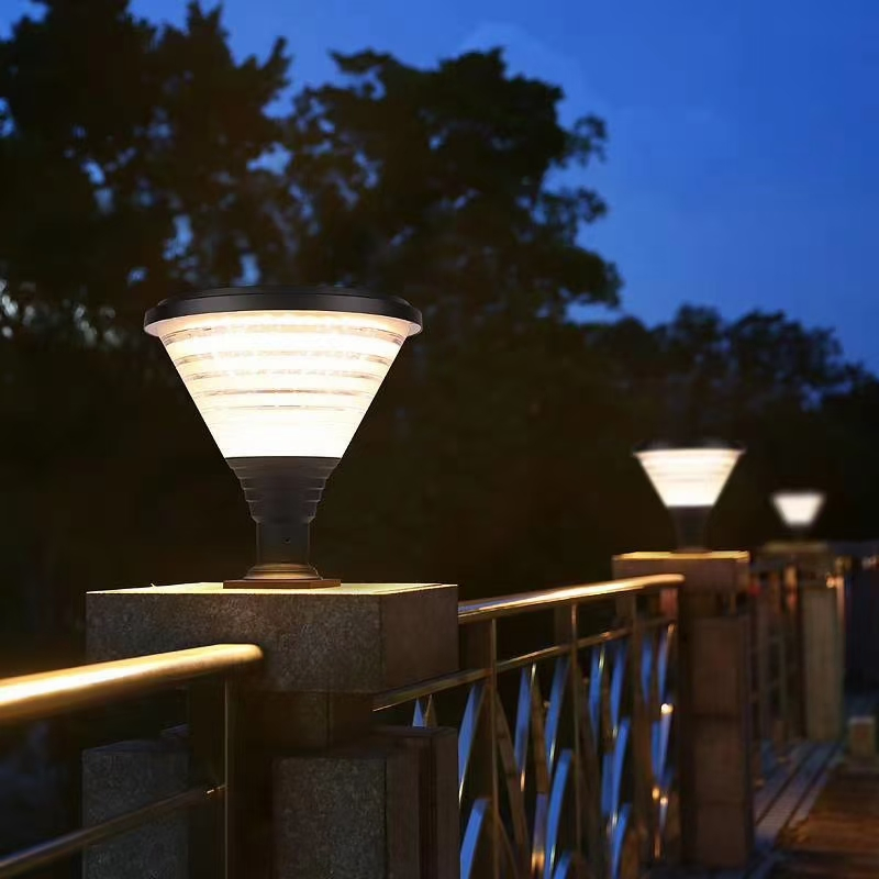 China Manufacturer ODM OEM Post Top Solar Lights 20W IP65 2000 Lumens for Walking Paths