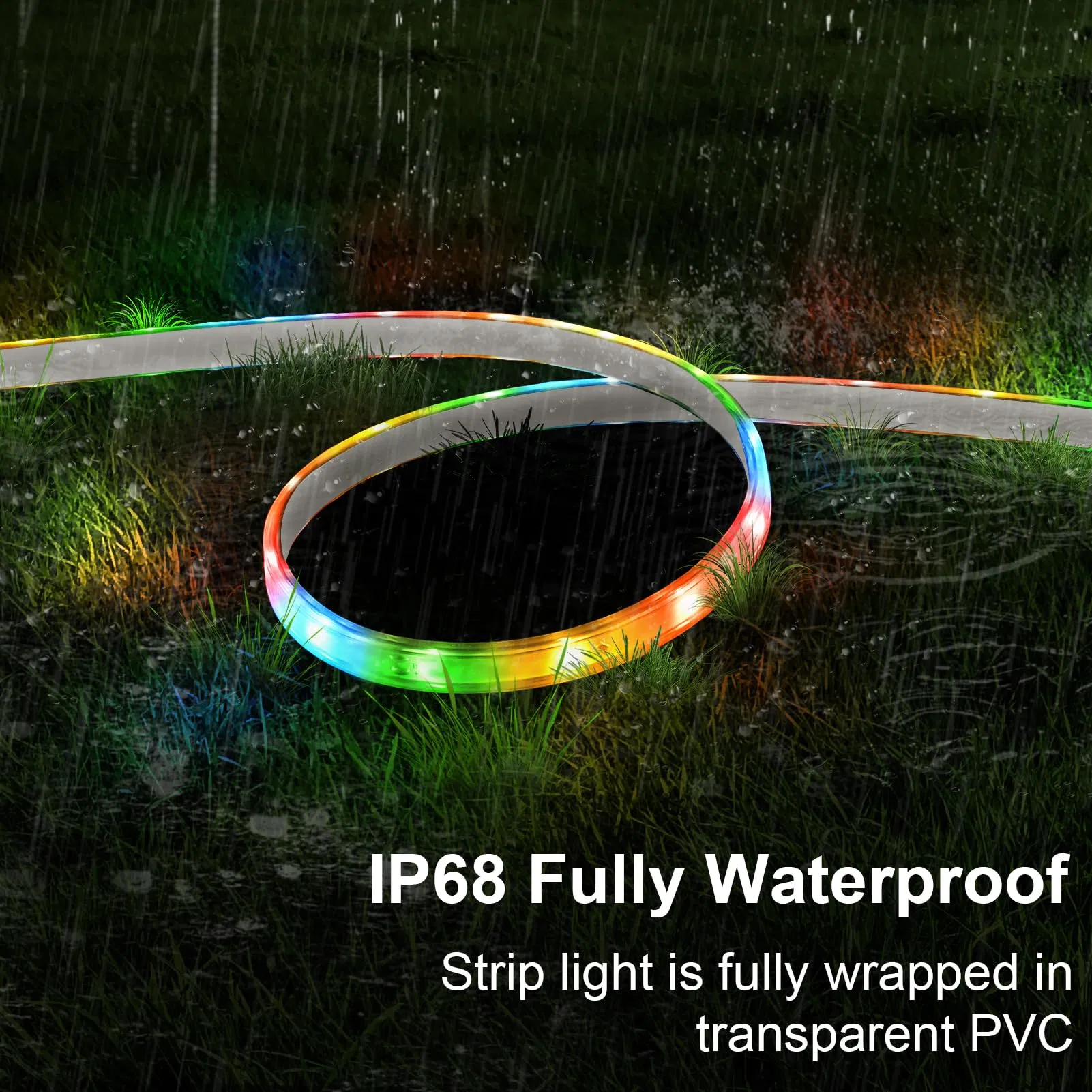 Long-Lasting Solar Rope Lights, 8h Working Time, String Lights for Patio, Party