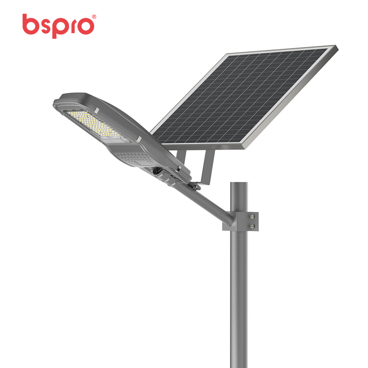Engineering Super Bright Waterproof 50W Aluminum Street Light Polysilicon Split Solar Light for Garden &amp; Road IP65 Rated