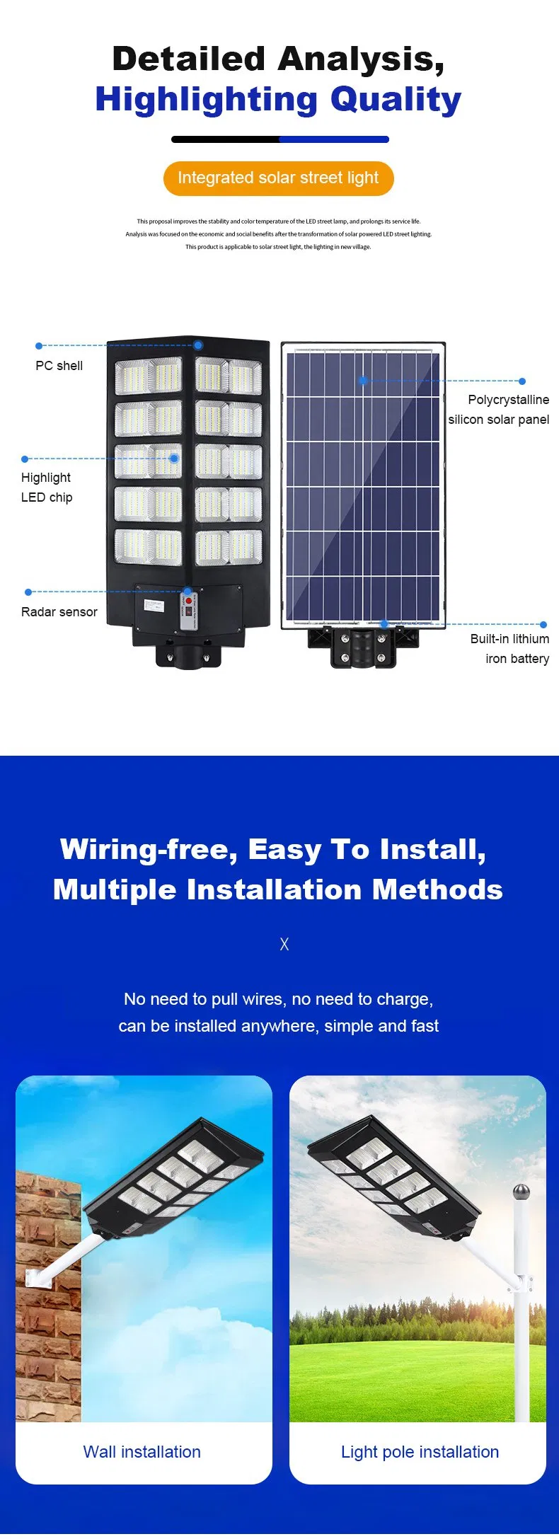 Solar Outdoor LED Flood Light 3