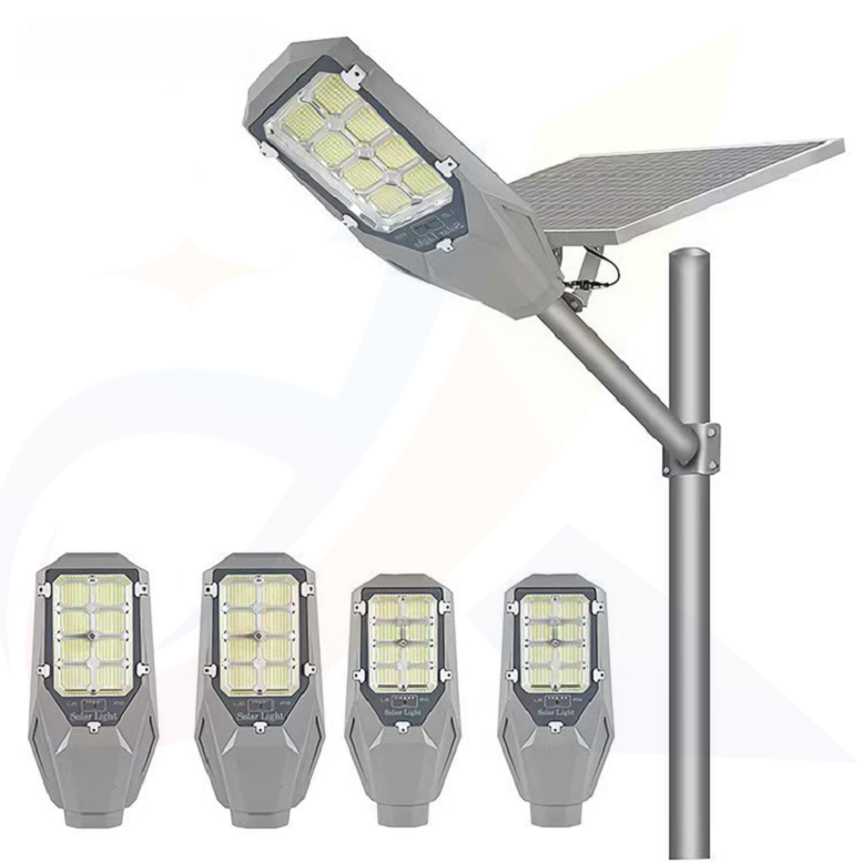 Waterproof Ip65 400w Solar Powered Road Split Led Solar Street Light for Outdoor Safety