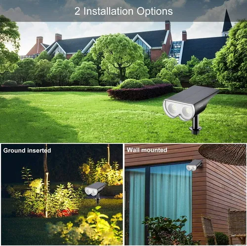 59 LEDs Solar Landscape Spotlights