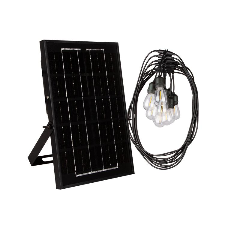 Homes Gardens Solar Powered Hang Christmas LED Bulbs Outdoor Solar String Lights for Camping with Plug