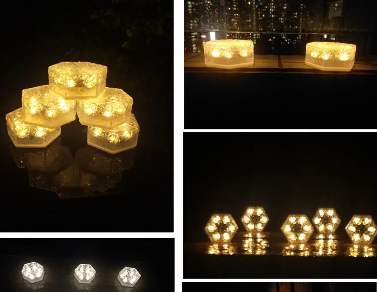 Solar LED Ice Brick Light View 5